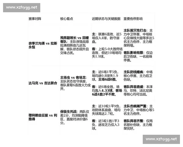 坦塔vs强敌焦点对决赛前分析与胜负走势前瞻战术博弈核心看点全解读